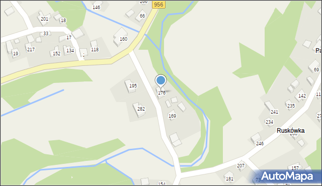 Baczyn, Baczyn, 176, mapa Baczyn