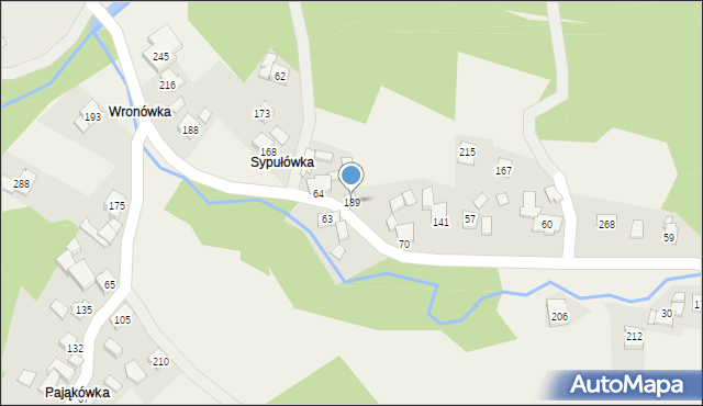 Baczyn, Baczyn, 189, mapa Baczyn