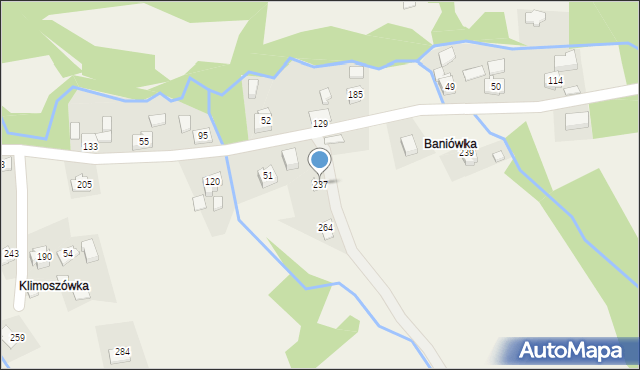 Baczyn, Baczyn, 237, mapa Baczyn