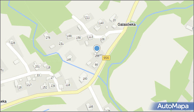 Baczyn, Baczyn, 266, mapa Baczyn