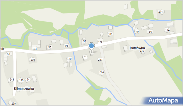 Baczyn, Baczyn, 285, mapa Baczyn