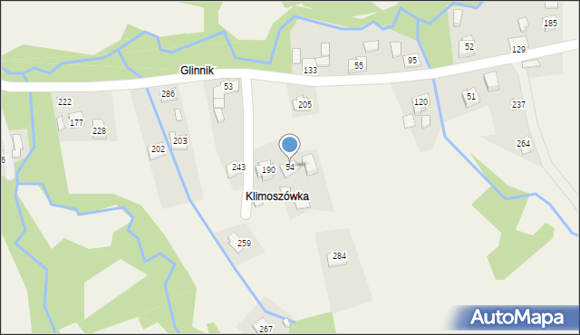 Baczyn, Baczyn, 54, mapa Baczyn