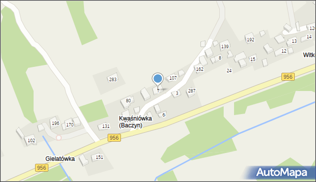 Baczyn, Baczyn, 7, mapa Baczyn