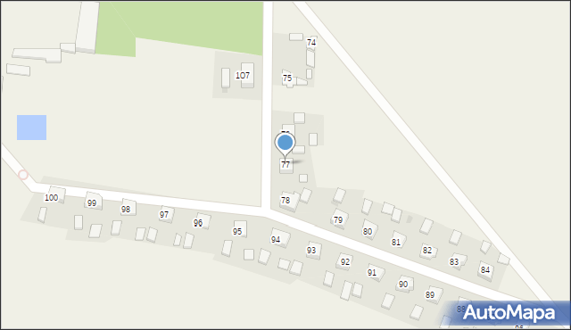 Bądecz, Bądecz, 77, mapa Bądecz