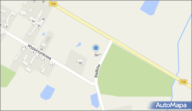 Bądków, Bądków, 39d, mapa Bądków