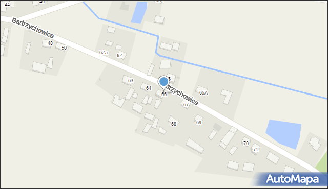 Badrzychowice, Badrzychowice, 66, mapa Badrzychowice