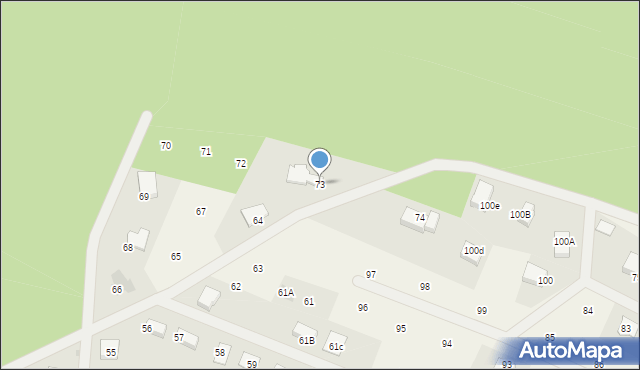 Bądzów, Bądzów, 73, mapa Bądzów