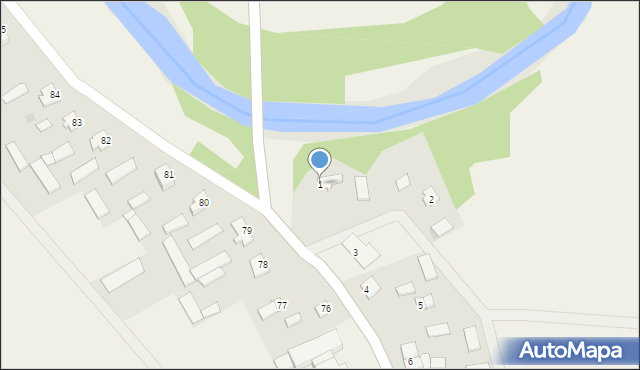 Bądzyn, Bądzyn, 1, mapa Bądzyn