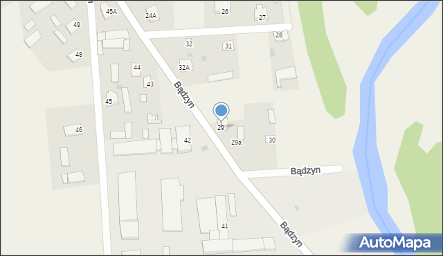 Bądzyn, Bądzyn, 29, mapa Bądzyn