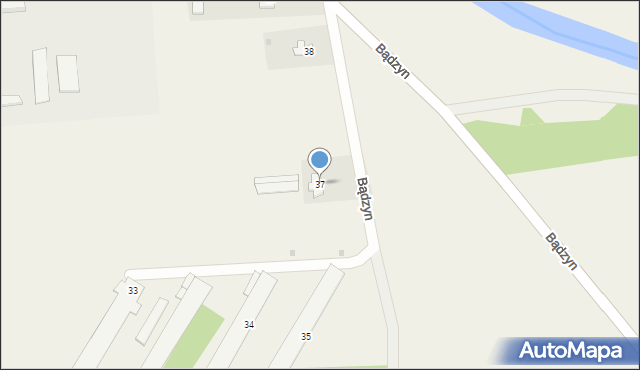 Bądzyn, Bądzyn, 37, mapa Bądzyn