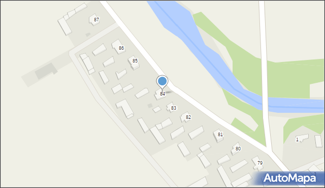 Bądzyn, Bądzyn, 84, mapa Bądzyn