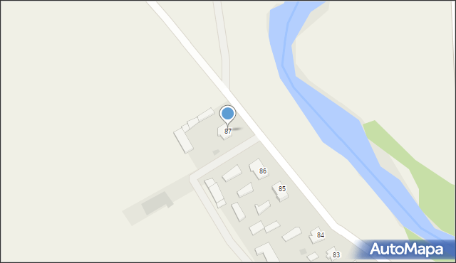 Bądzyn, Bądzyn, 87, mapa Bądzyn