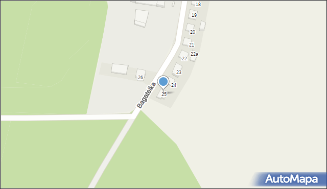 Bagatelka, Bagatelka, 25, mapa Bagatelka