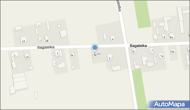 Bagatelka, Bagatelka, 5a, mapa Bagatelka