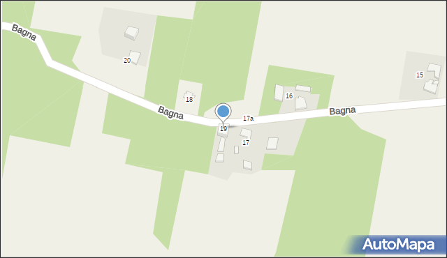 Bagna, Bagna, 19, mapa Bagna