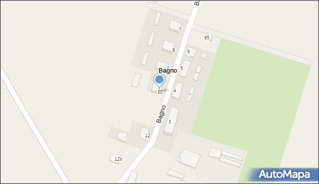 Bagno, Bagno, 10, mapa Bagno