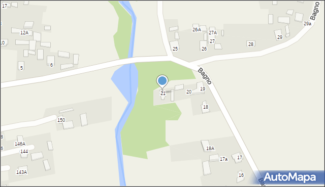 Bagno, Bagno, 21, mapa Bagno