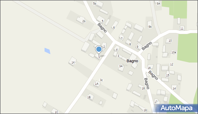 Bagno, Bagno, 1, mapa Bagno