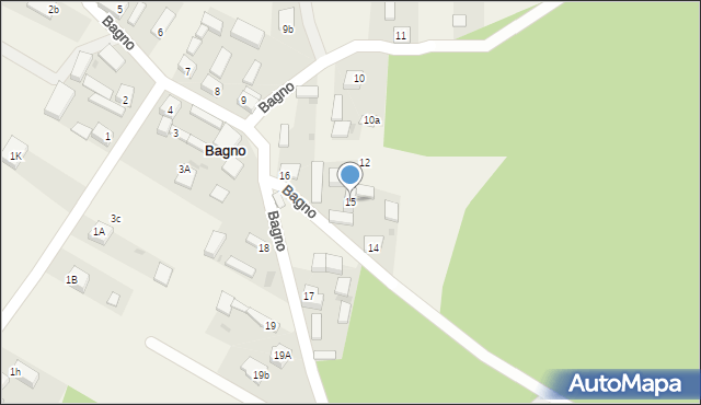 Bagno, Bagno, 15, mapa Bagno
