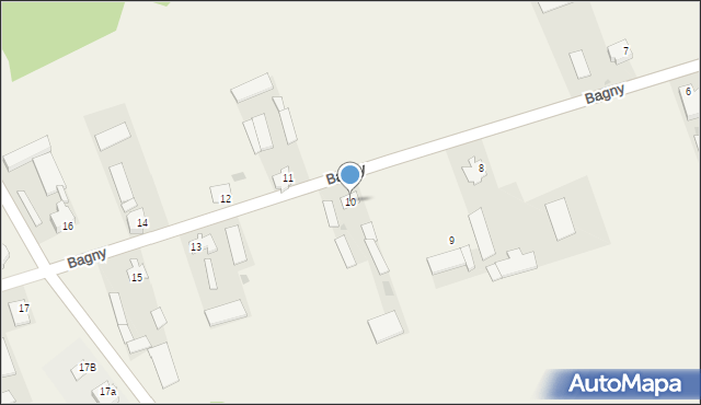 Bagny, Bagny, 10, mapa Bagny