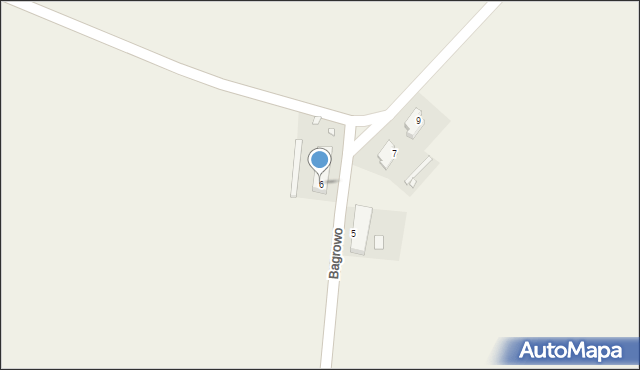 Bagrowo, Bagrowo, 6, mapa Bagrowo