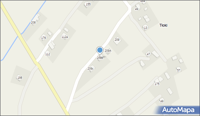 Bajdy, Bajdy, 209b, mapa Bajdy
