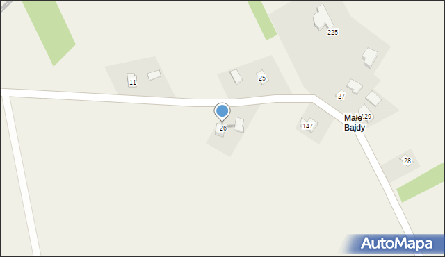 Bajdy, Bajdy, 26, mapa Bajdy