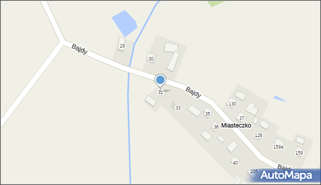 Bajdy, Bajdy, 31, mapa Bajdy