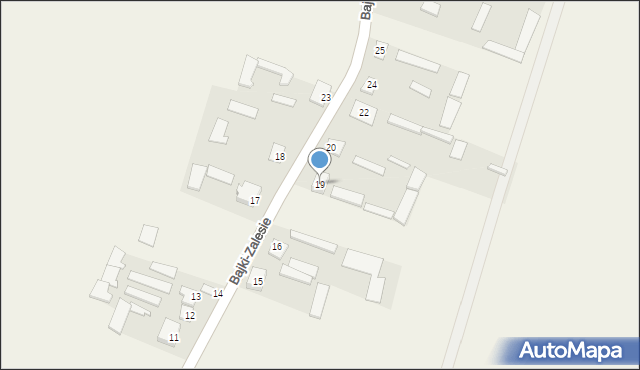 Bajki-Zalesie, Bajki-Zalesie, 19, mapa Bajki-Zalesie