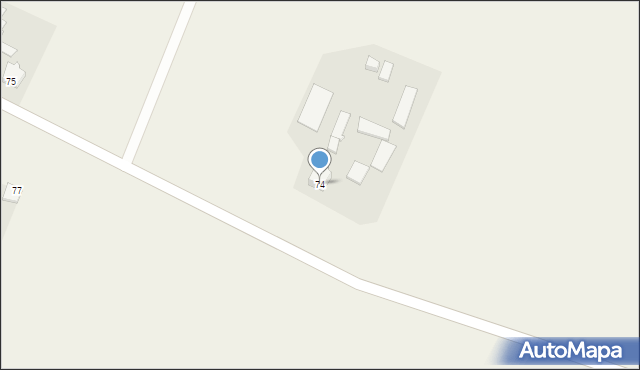 Bajki-Zalesie, Bajki-Zalesie, 74, mapa Bajki-Zalesie