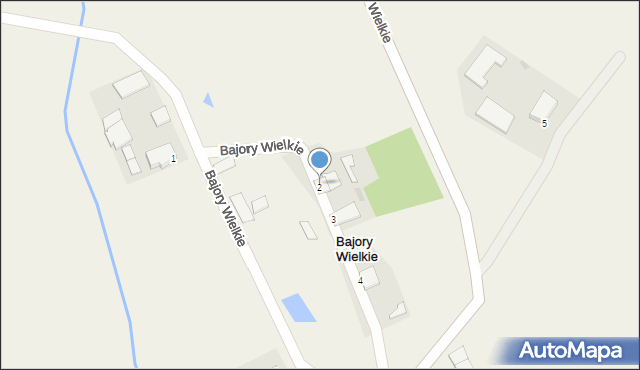 Bajory Wielkie, Bajory Wielkie, 2/2, mapa Bajory Wielkie