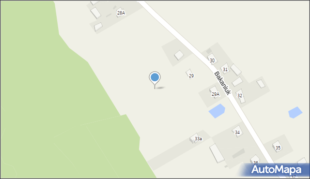 Bakaniuk, Bakaniuk, 29c, mapa Bakaniuk
