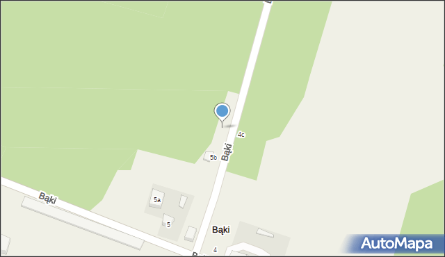 Bąki, Bąki, 5c, mapa Bąki
