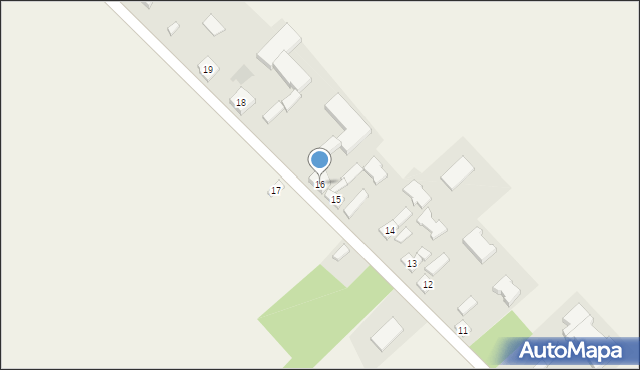 Bąków Dolny, Bąków Dolny, 16, mapa Bąków Dolny