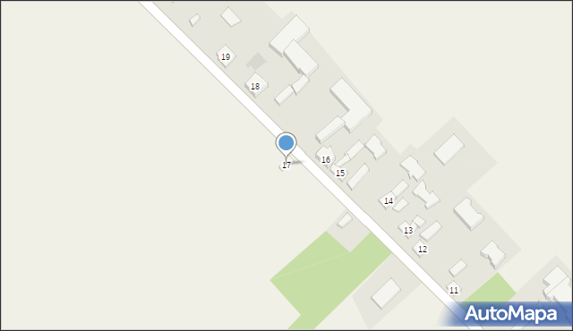 Bąków Dolny, Bąków Dolny, 17, mapa Bąków Dolny