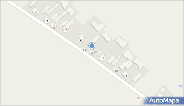 Bąków Górny, Bąków Górny, 12, mapa Bąków Górny