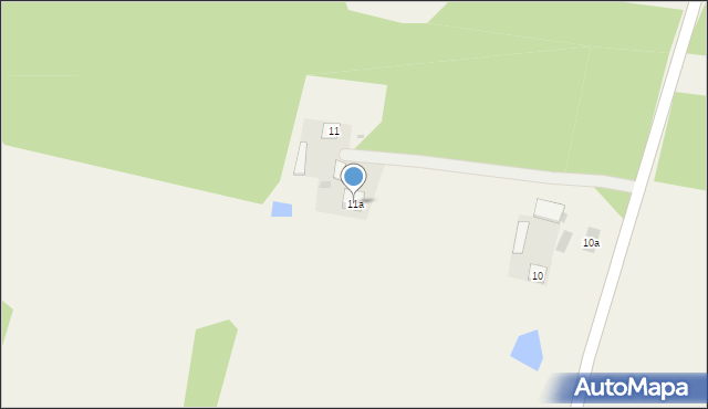 Bąkowa, Bąkowa, 11a, mapa Bąkowa