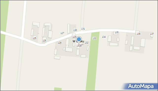 Bąkowa, Bąkowa, 132a, mapa Bąkowa