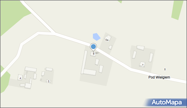 Bąkowa, Bąkowa, 6, mapa Bąkowa