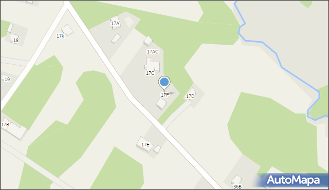 Balcerów, Balcerów, 17F, mapa Balcerów