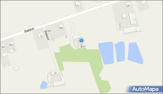 Bałdoń, Bałdoń, 30, mapa Bałdoń