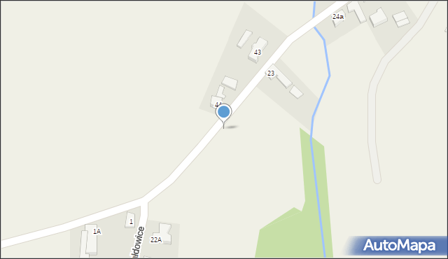 Bałdowice, Bałdowice, 23a, mapa Bałdowice
