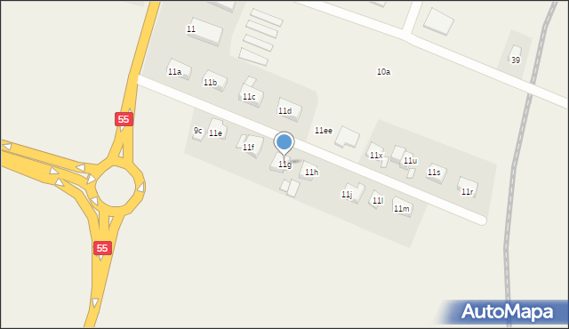 Baldram, Baldram, 11g, mapa Baldram