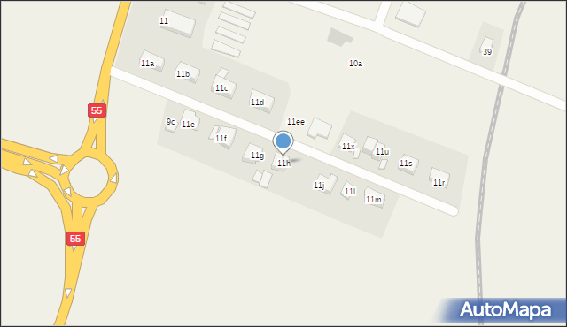 Baldram, Baldram, 11h, mapa Baldram