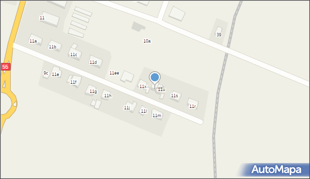 Baldram, Baldram, 11w, mapa Baldram