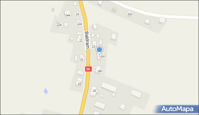 Baldram, Baldram, 41, mapa Baldram