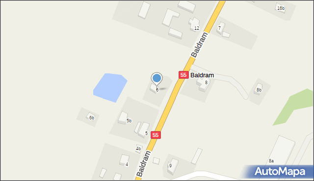 Baldram, Baldram, 6, mapa Baldram