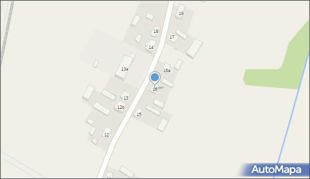 Bałdrzychów, Bałdrzychów, 16, mapa Bałdrzychów