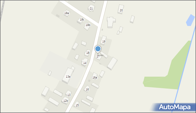Bałdrzychów, Bałdrzychów, 17, mapa Bałdrzychów