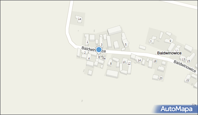 Baldwinowice, Baldwinowice, 6, mapa Baldwinowice